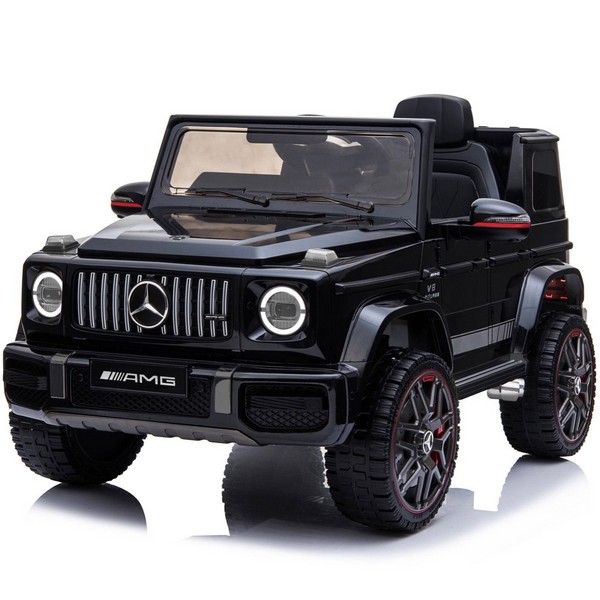 Продукт Акумулаторен джип Mercedes Benz G63 Licensed 4X4 , с меки гуми и кожена седалка - 0 - BG Hlapeta